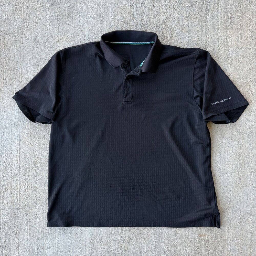 Men’s Beverly Hills Polo Club Golf Short Sleeve Button Polo Shirt Size XL